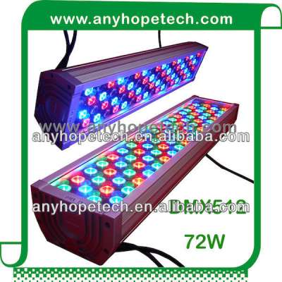 72W RGB DMX 512 DC24V led flood light